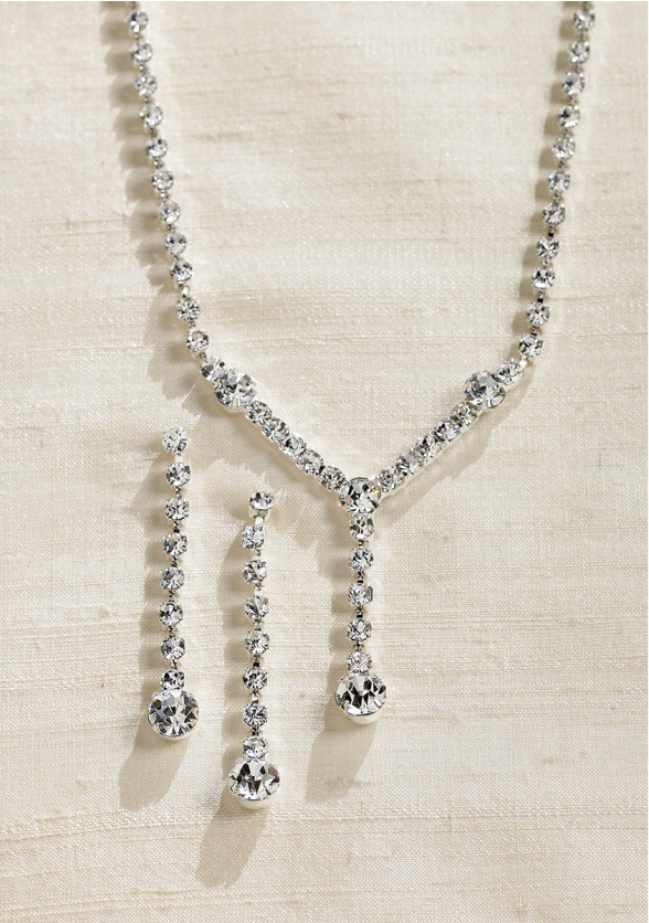 Rhinestone Drop Set