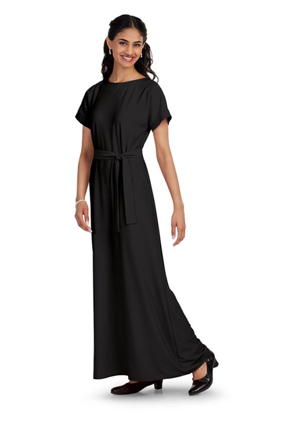 Concert Black Caftan Style Ever Dress - Front