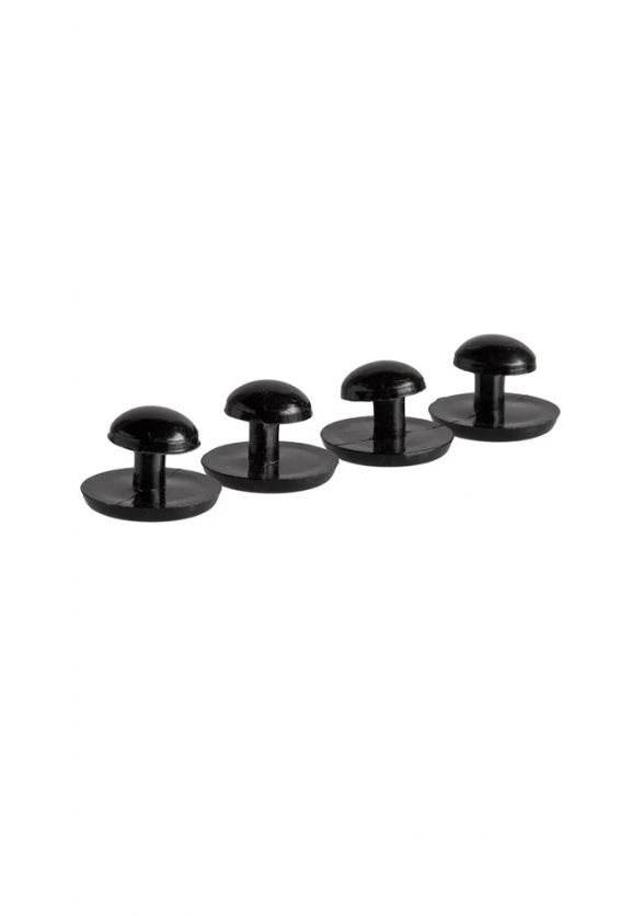 Plastic Replacement Tuxedo Studs, Black