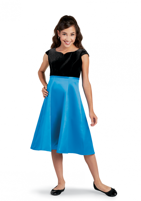 Velvet and Satin Youth Callie Concert Dress