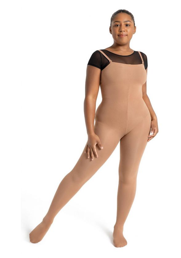 Capezio Footed/Footless Moisture Wicking Convertible Body Tights
