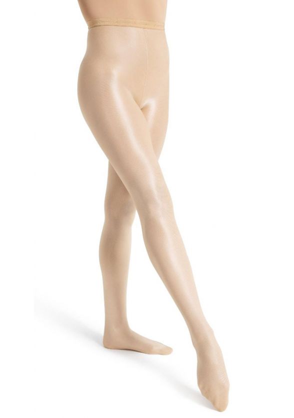 Capezio Seamless Footed Shimmer Tights