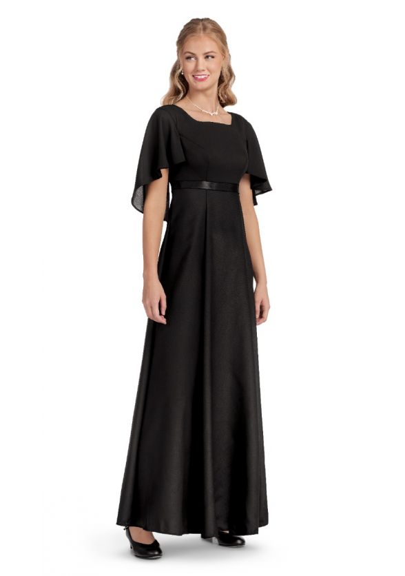 Bishop Concert Dress, Black