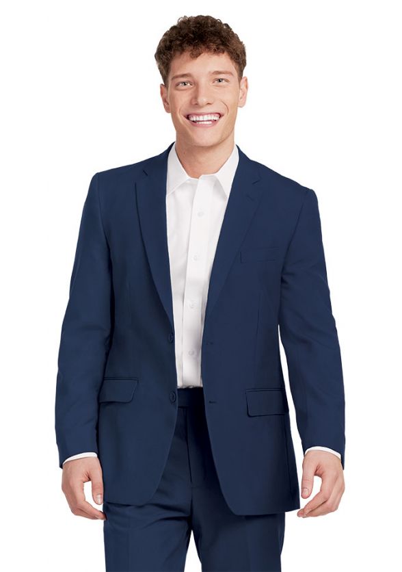 Single Breasted Noble Suit Coat in Navy