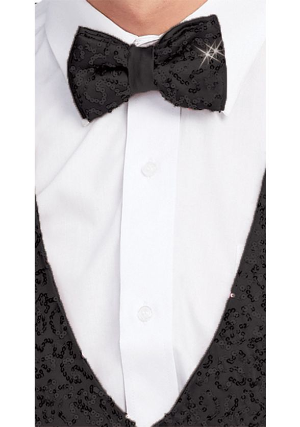 Diamond Sequin Bow Tie