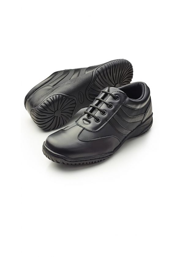 Dinkles Women's Water Resistant Spin Color Guard Shoes - Black