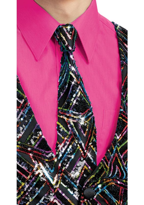 Empire Sequin Long Tie