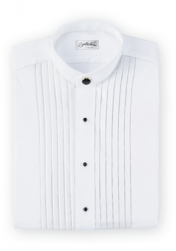 Mandarin (Stand Up) Collar Tuxedo Shirt