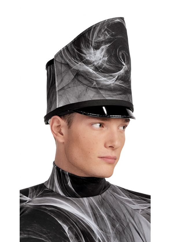 Printed Shako Wrap, Black/Gray