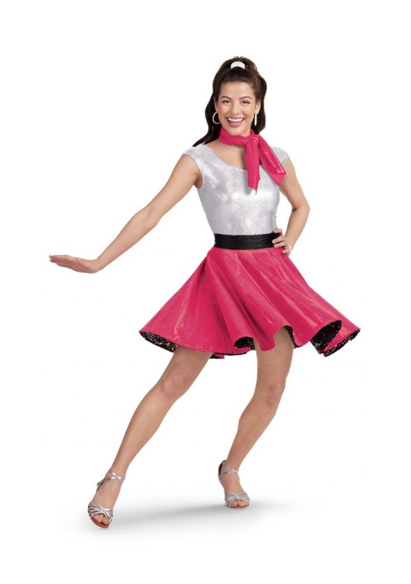 Kaleidoscope Reversible Show Choir Skirt - Fuchsia