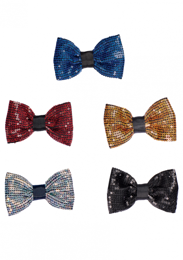 Sequin Bow Tie