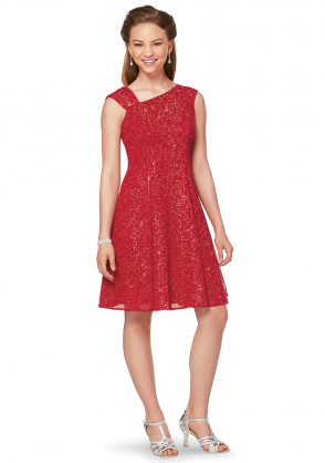 Asymmetric Youth Allie Show Choir Dress