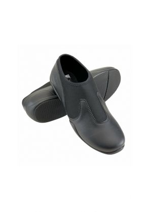 StylePlus Slip-On Releve Platinum Color Guard Shoes - Black