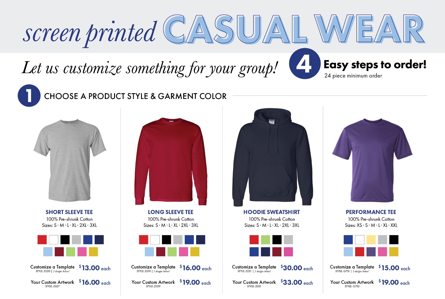 Screen Printed Casual Wear