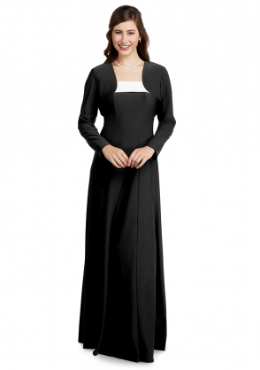 Long Sleeve Crepe Bolero Style Shrug for Women