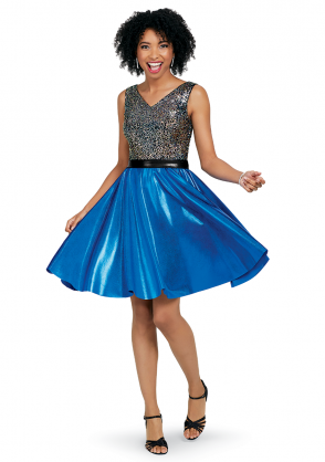 Sequin and Lycra Electra Show Choir Dress