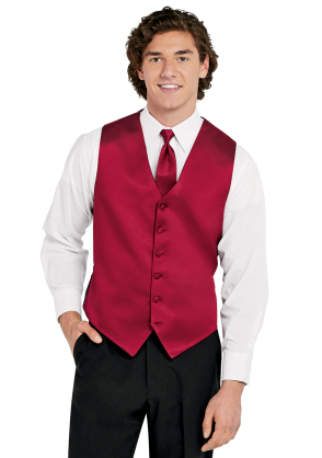 Unisex 6 Button Satin Precentor Vest for Men and Women