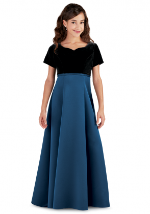 Short Sleeve Youth Gavotta Concert Dress